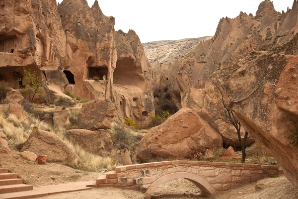 Famous city  Cappadocia in Turkey — Stock Photo, Image