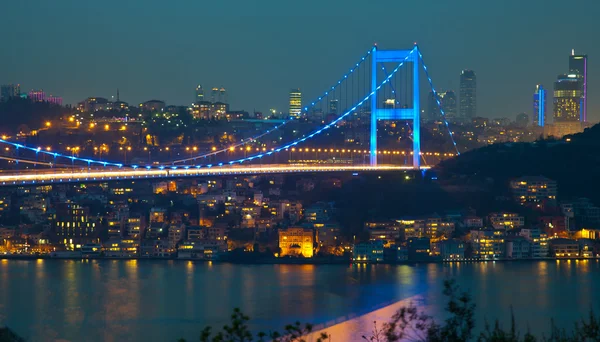 Bridge at the night — Stock Photo, Image