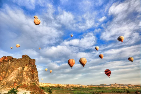 sıcak hava balon gezisi ünlü mağara evine Cappadocia