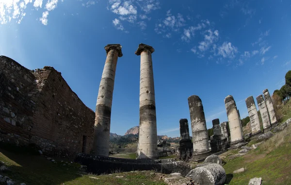 Ruïnes van de tempel van Artemis — Stockfoto