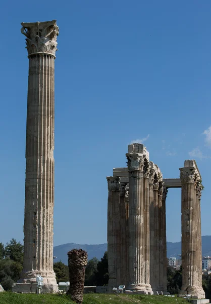 雅典的宙斯神庙 — 图库照片
