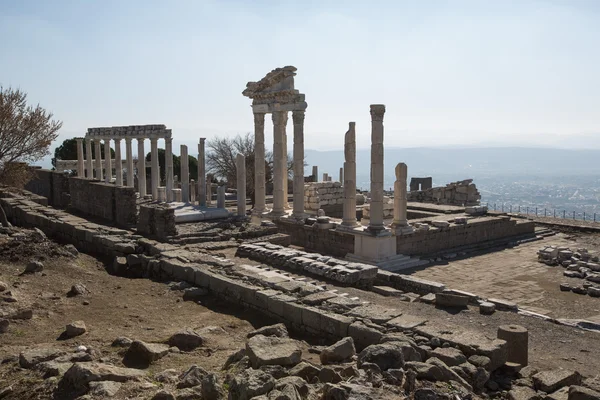 Ruiner Pergamon Akropolis — Stockfoto