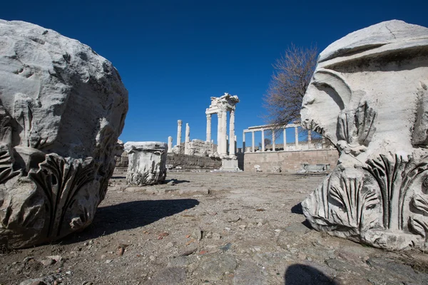 Ruïnes van Pergamon Akropolis — Stockfoto