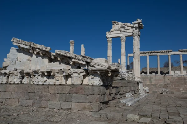 Ruiner Pergamon Akropolis — Stockfoto