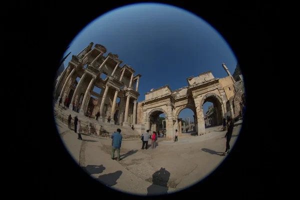 Ruinas Biblioteca Celsius — Foto de Stock