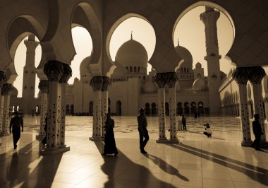 Şeyh zayi büyük camii Abu Dabi BAE