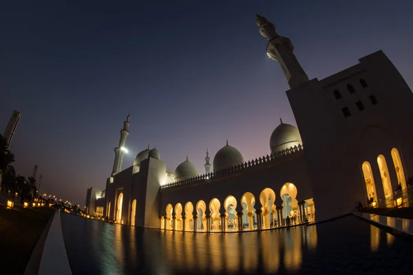 Sheikh zayed Wielki meczet Abu Dhabi ZEA — Zdjęcie stockowe