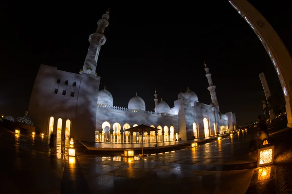 Sheikh zayed gran mezquita Abu Dhabi Emiratos Árabes Unidos — Foto de Stock