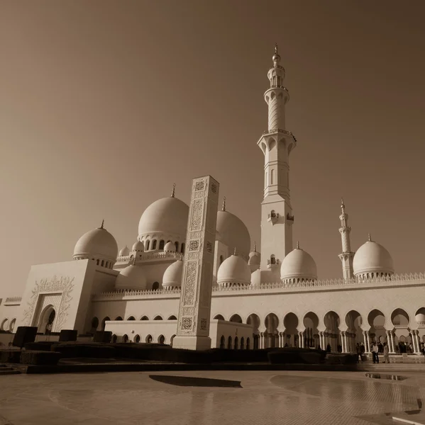 Sheikh zayed gran mezquita Abu Dhabi Emiratos Árabes Unidos — Foto de Stock