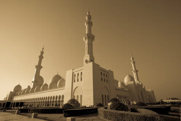 Sheikh zayed gran mezquita Abu Dhabi Emiratos Árabes Unidos — Foto de Stock