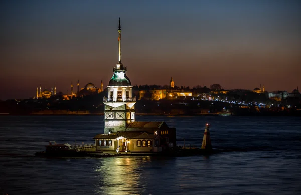 Maiden Tower at Sunset — Stock Photo, Image