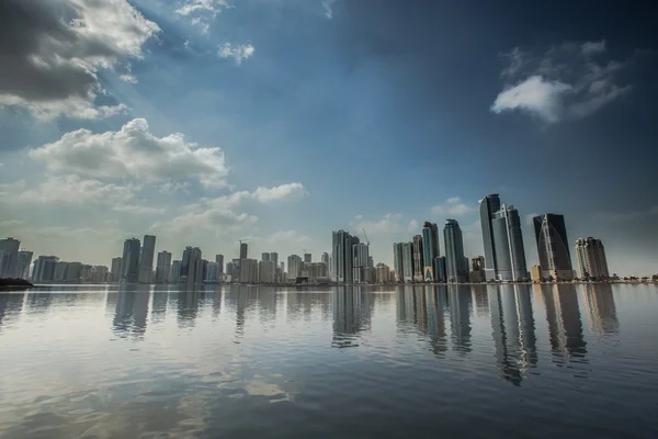 Θέα στην πόλη της Sharjah — Φωτογραφία Αρχείου