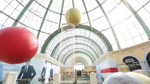 Mall of the Emirates w Dubai Zjednoczone Emiraty Arabskie — Wideo stockowe