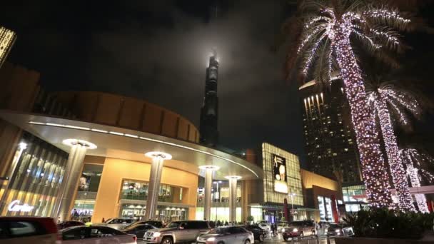 El Dubai Mall en Emiratos Árabes Unidos Emiratos Árabes Unidos — Vídeo de stock