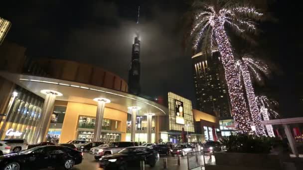 Time-lapse The Dubai Mall in Verenigde Arabische Emiraten VAE — Stockvideo