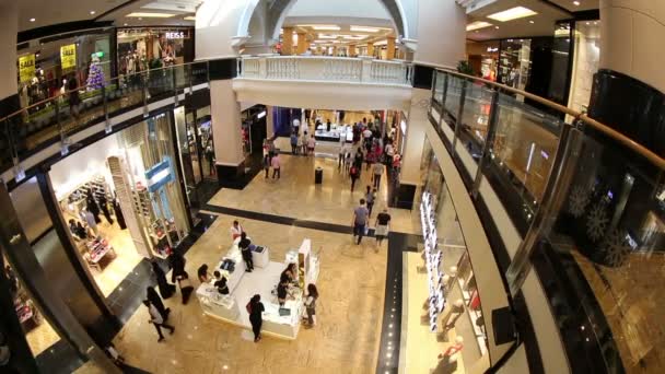 Mall of the Emirates Dubai Birleşik Arap Emirlikleri — Stok video