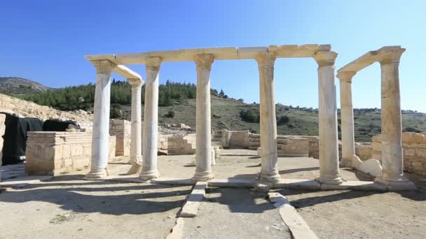 Antike Stadt Hierapolis 8 — Stockvideo