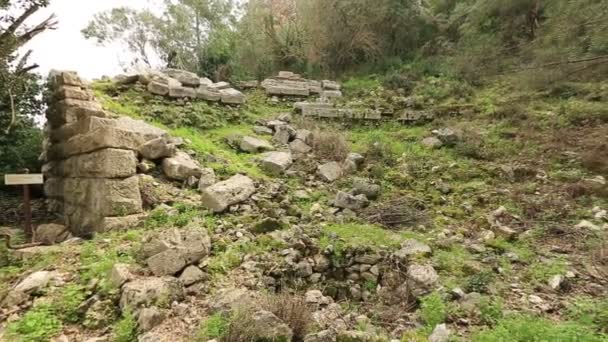 Cidade antiga de Olympos 8 — Vídeo de Stock