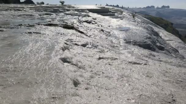 Castelo de algodão Pamukkale 8 — Vídeo de Stock