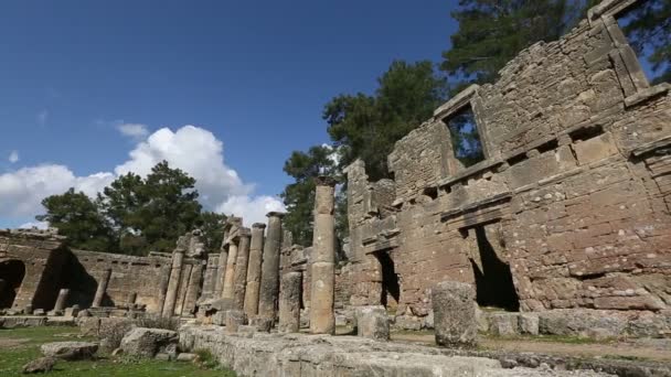 Ancient city of Seleucia (Lybre) 5 — Stock Video