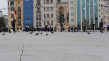 Taksim Meydanı 1 üzerinde yaya yürüyüş