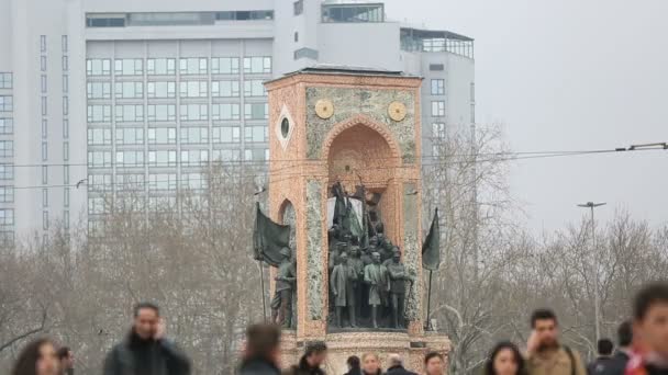 Zeitraffer Taksim-Platz 3 — Stockvideo