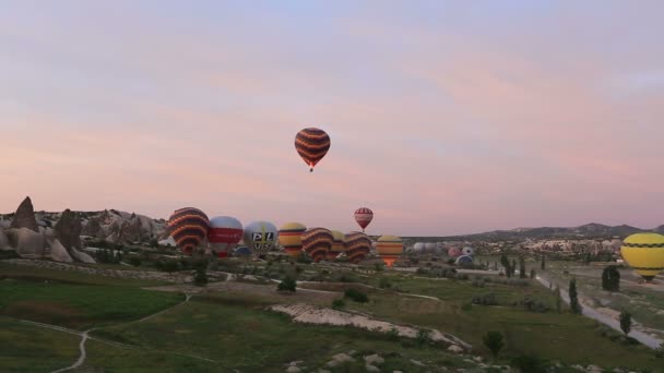 Tour en globo en Capadocia 1 — Vídeo de stock