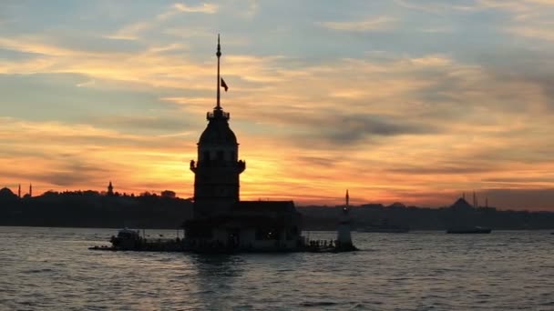 Maiden tower — Stockvideo