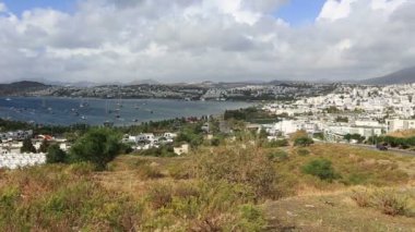 çok ünlü yer seyahat hedef Bodrum Körfezi (pan çekim)