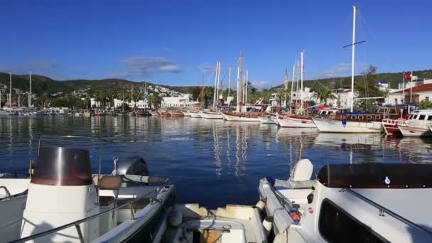 Bodrum Bay — Stockvideo