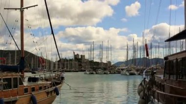 çok ünlü yer seyahat hedef Bodrum liman (zaman atlamalı)