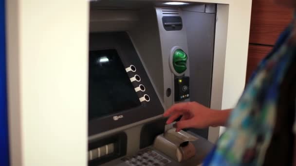 ATM-machine — Stockvideo