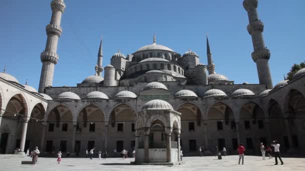 Moschea blu 3 HD 1080p — Video Stock