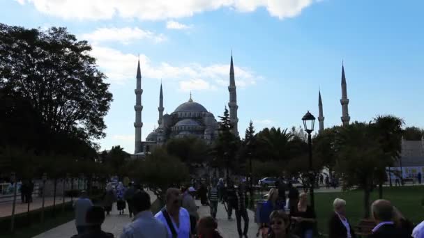 Mezquita Azul horizonte — Vídeos de Stock