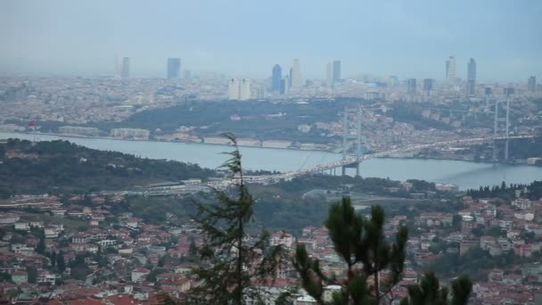 İstanbul tava çekimi — Stok video