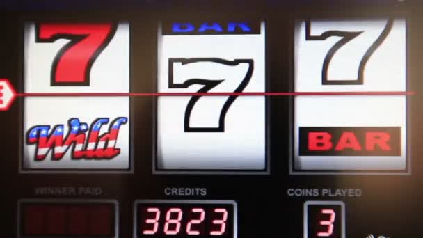 Slot machine — Stock Video
