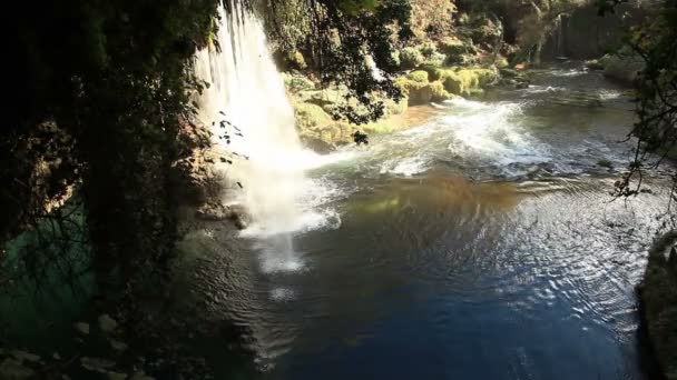 Dudenpark waterval — Stockvideo