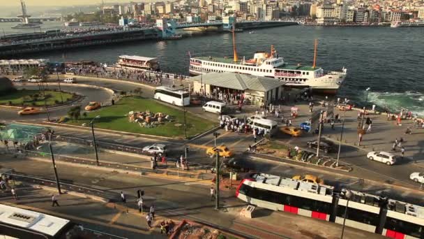 Chifre dourado peru de Istambul — Vídeo de Stock