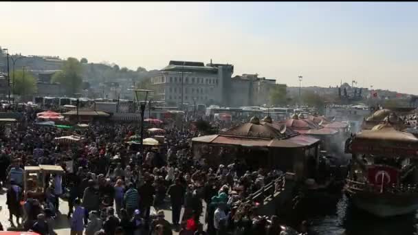 Zatłoczone miasto — Wideo stockowe