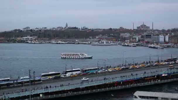 Puente de Galata 1 — Vídeo de stock