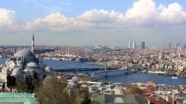 Istanbul şehir 1 manzarası havadan görünümü