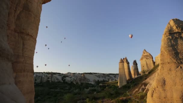 Hot air balloon — Stock Video