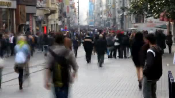 People walking timelapse HD 1080p — Stock Video