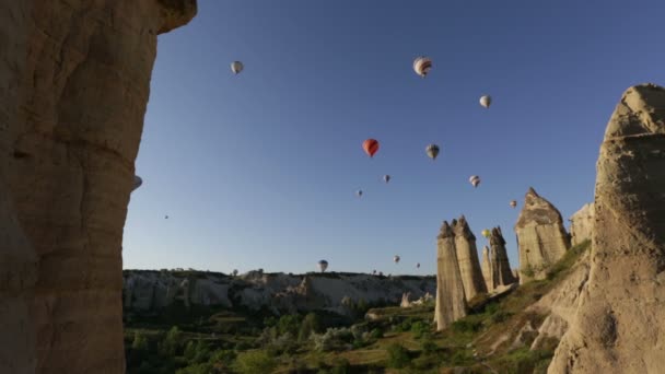 Heißluftballon — Stockvideo