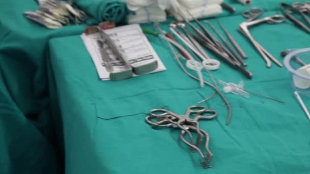 Scène d'une opération, série chirurgicale 18 HD 1080p — Video