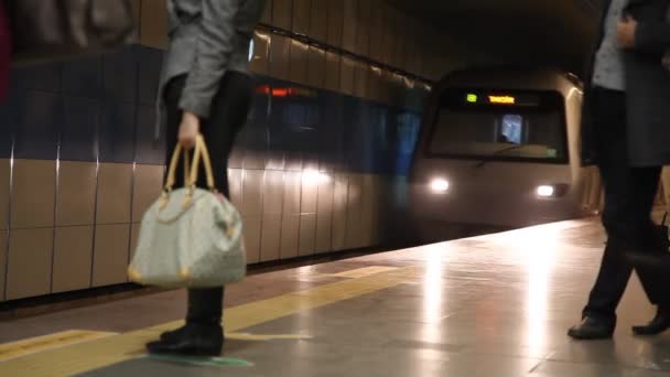 Metro station 4 hd 1080p — Stockvideo