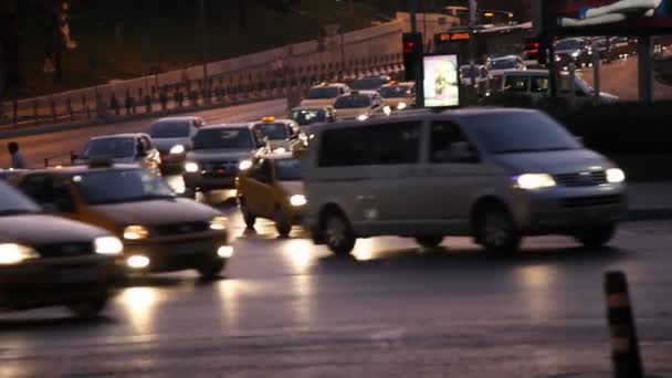 Night traffic 4 HD 1080p — Stock Video