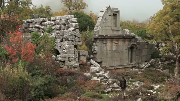 Cidade antiga de Termessos — Vídeo de Stock