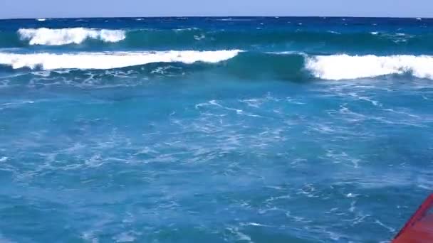 Хвилі на пляжі Hd 1080p — стокове відео