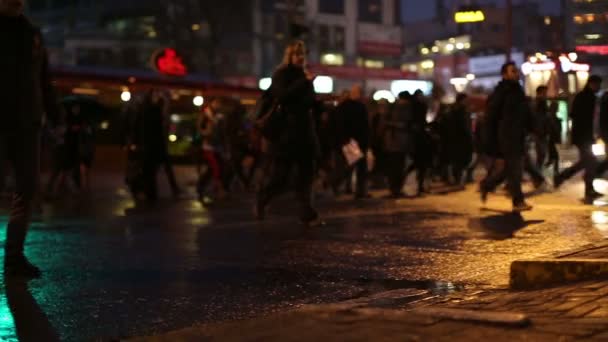 Cruce peatonal — Vídeo de stock